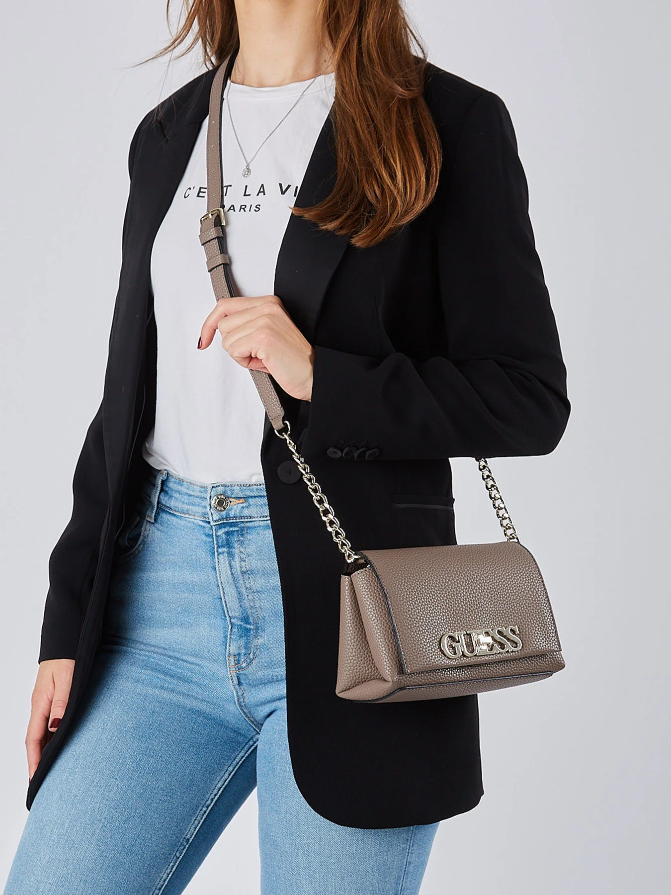 Сумки GUESS Uptown Chic модель HWAG73-01780-TAU Сумки GUESS Uptown Chic модель HWAG73-01780-TAU Фото