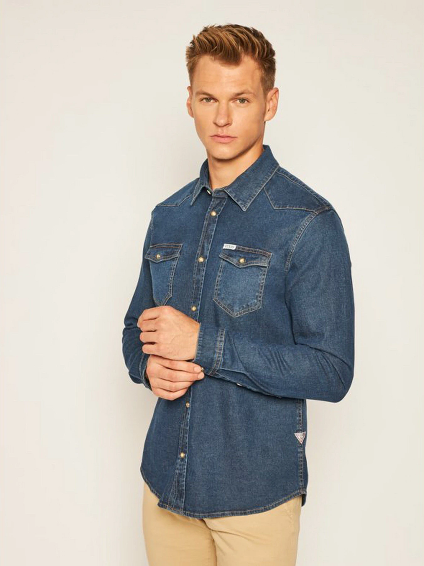 Рубашки GUESS модель M0YH02-D4351-ODTY Фото