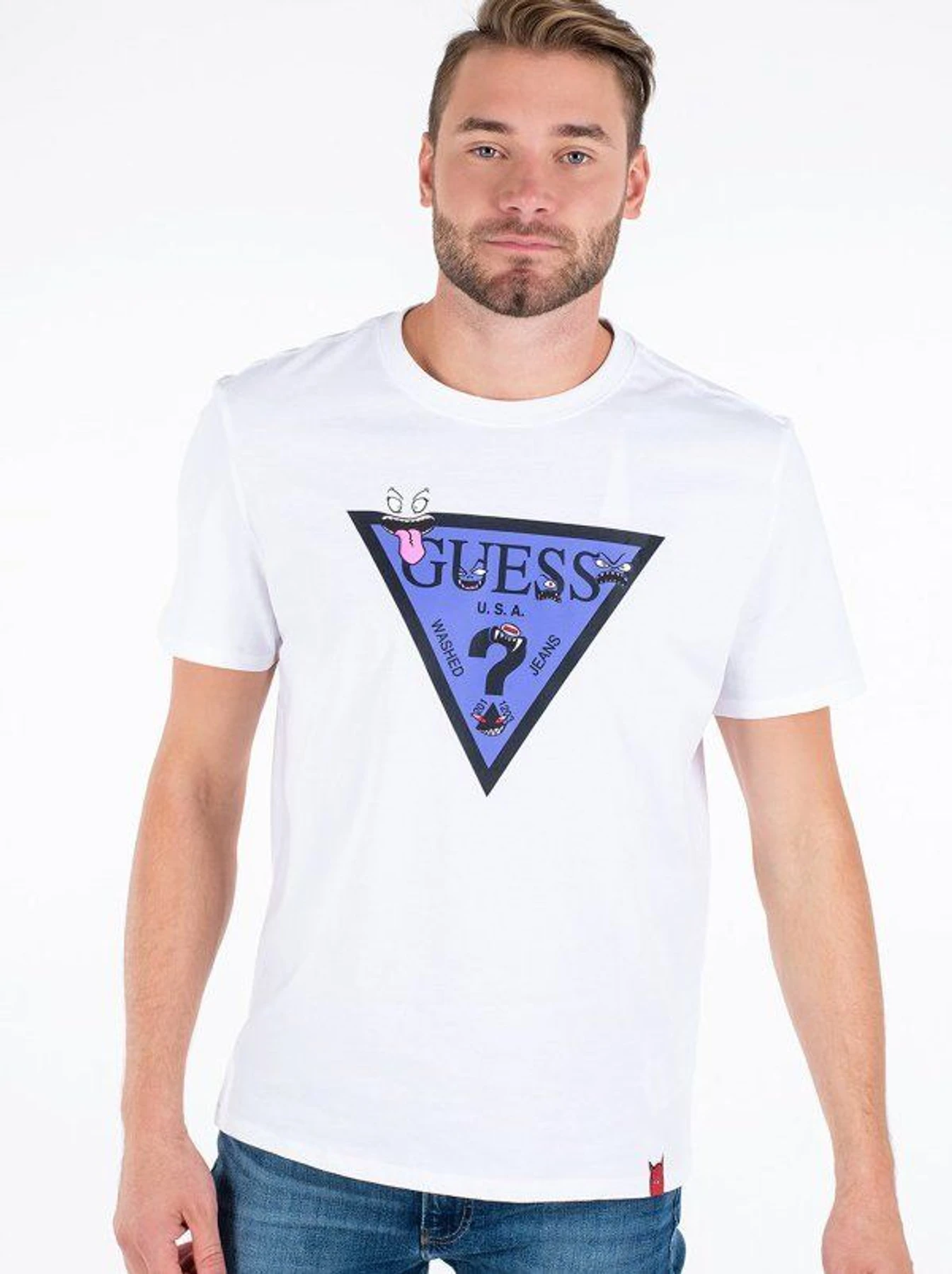 Футболки і поло GUESS модель M0YI51-I3Z00-TWHT Фото