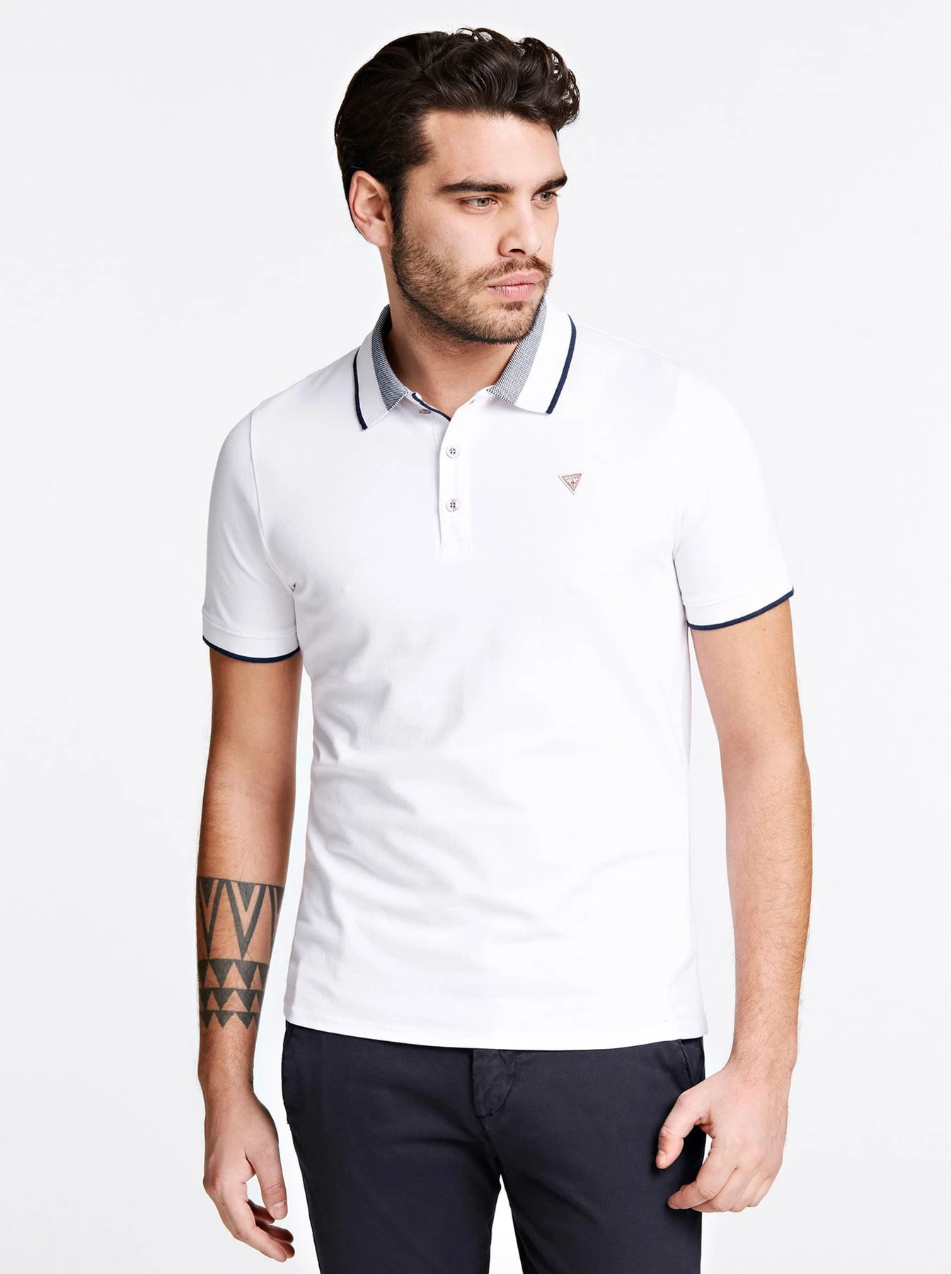 Поло GUESS модель M0YP60-K7O60-TWHT Фото