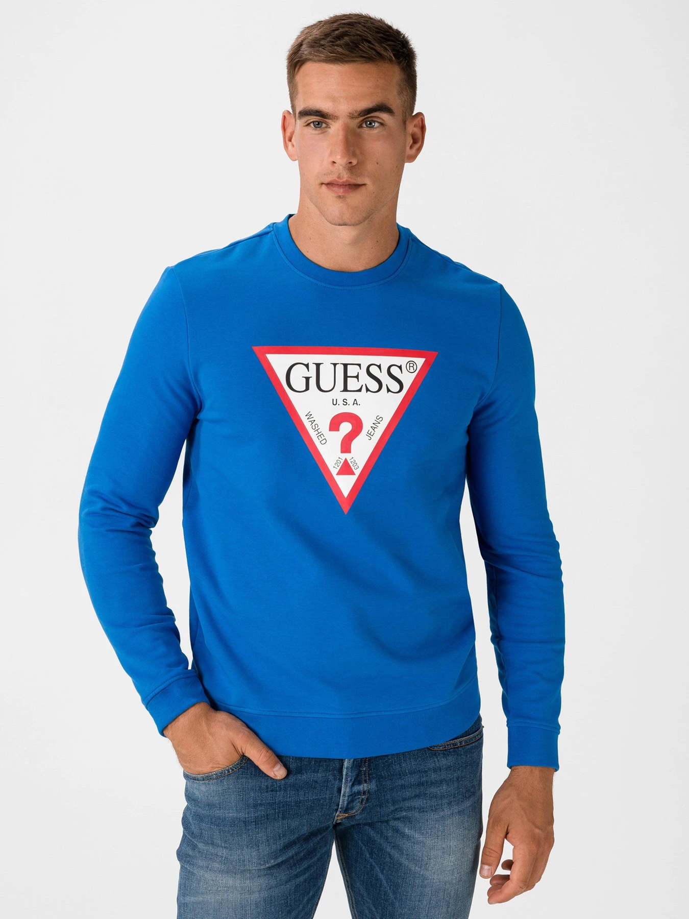 Худи и свитшоты GUESS модель M0YQ37-K7ON0-G7BA Фото