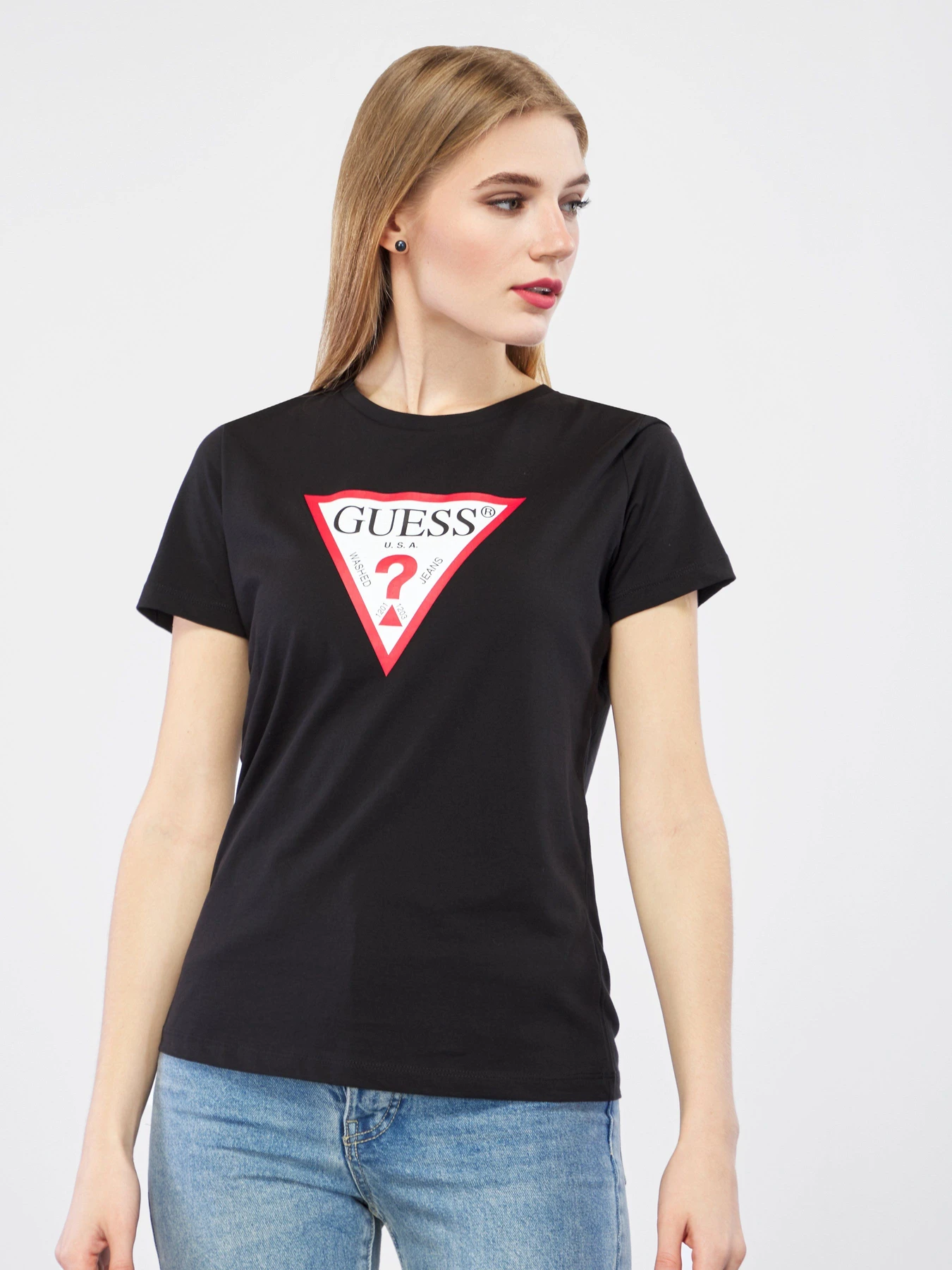 Футболки і поло GUESS модель W0YI57-K8HM0-JBLK Фото
