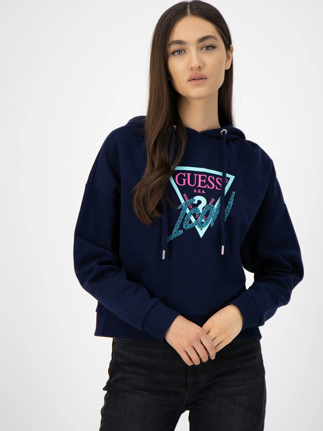 Худі та світшоти GUESS модель W0BQ04-K68I0-G72G Фото