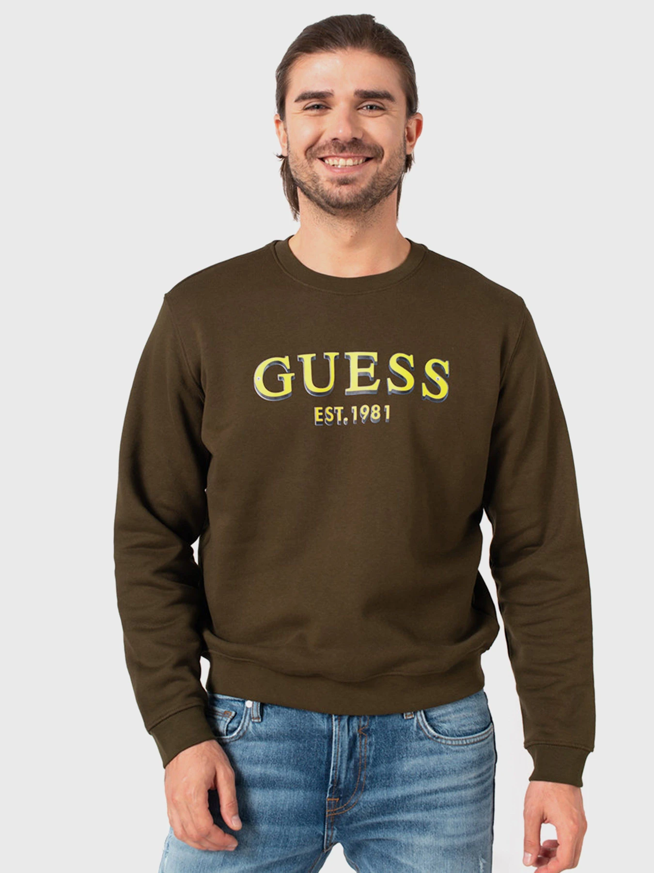 Худи и свитшоты GUESS модель M0BQ76-K9V31-G1AM Фото