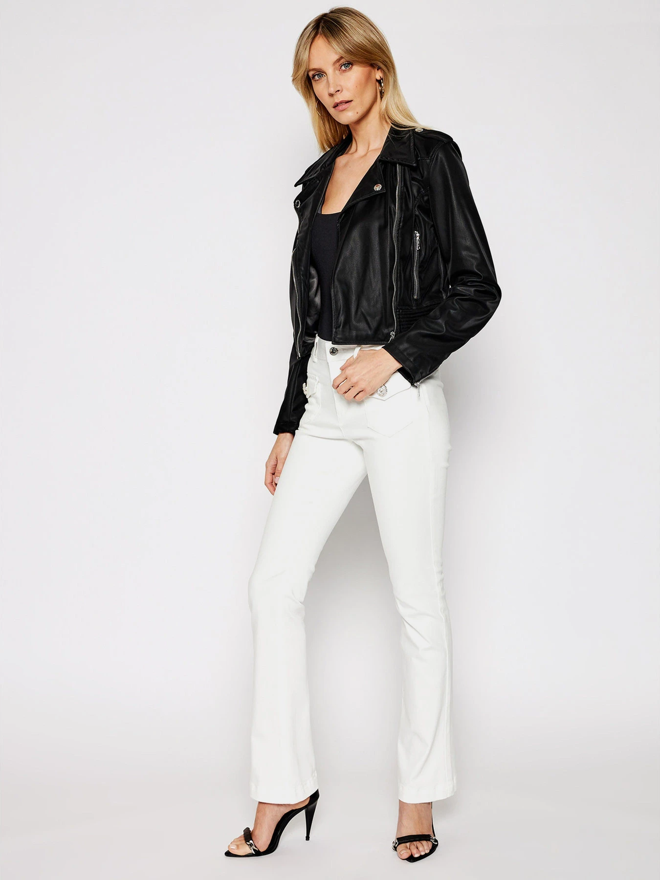 Куртки та дублянки GUESS модель W1RL99-WDOC0-JBLK Куртки та дублянки GUESS модель W1RL99-WDOC0-JBLK Фото