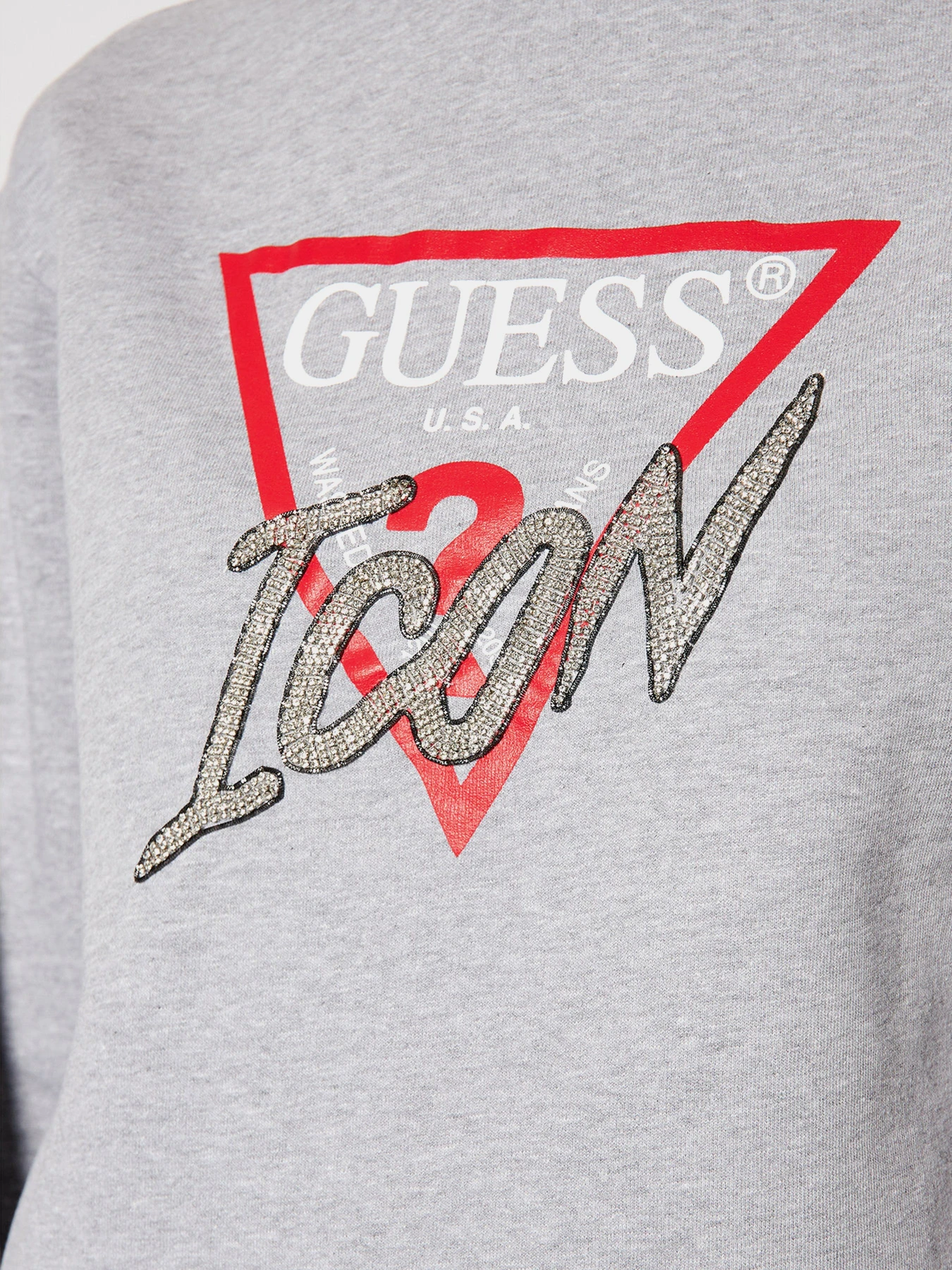 Худі та світшоти GUESS модель W1RQ04-K68I0-LMGY Худі та світшоти GUESS модель W1RQ04-K68I0-LMGY Фото
