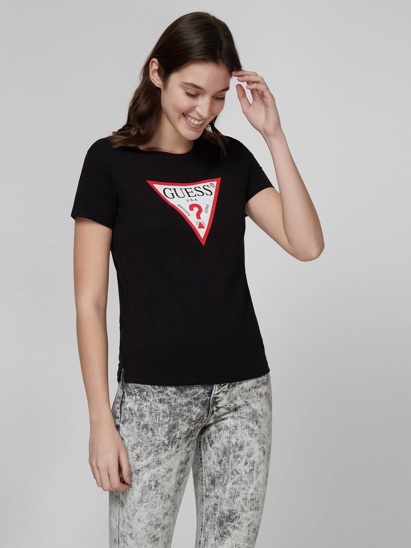 Футболки и поло GUESS модель W1RI00-I3Z11-JBLK Фото