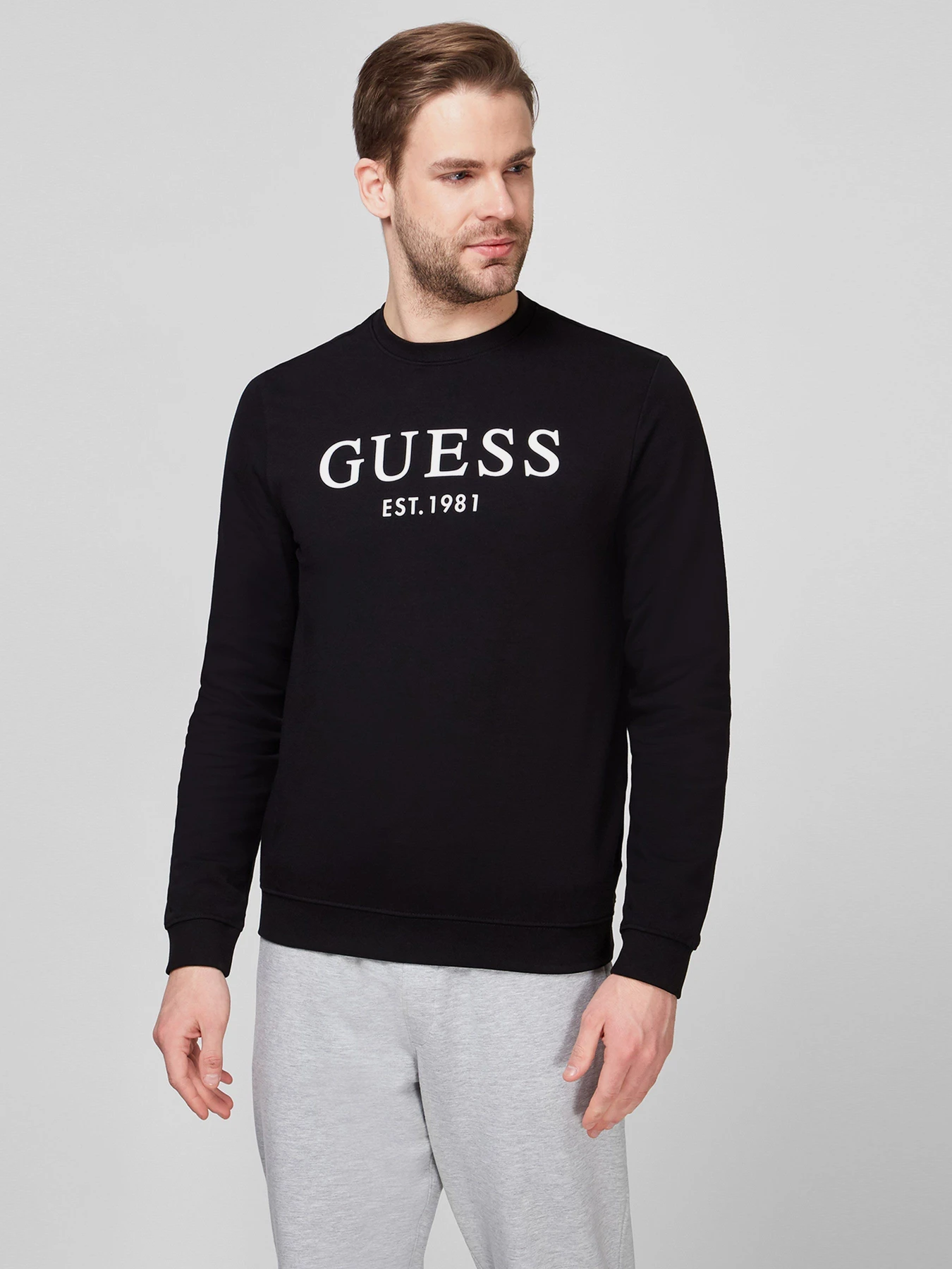 Худі та світшоти GUESS модель M1RQ08-K7ON1-JBLK Худі та світшоти GUESS модель M1RQ08-K7ON1-JBLK Фото