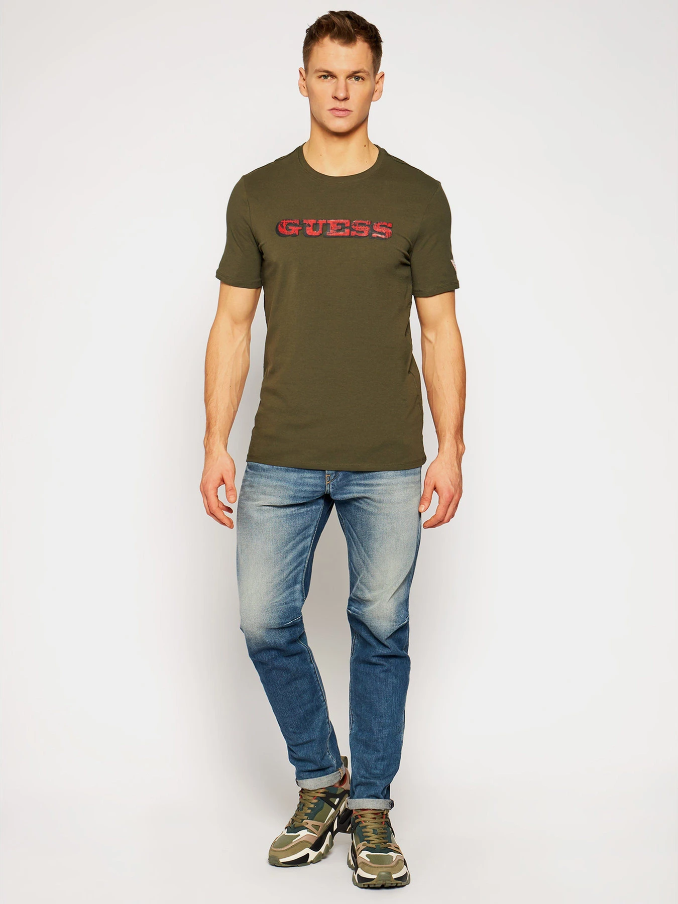Футболки и поло GUESS модель M1RI82-J1311-G8F6 Футболки и поло GUESS модель M1RI82-J1311-G8F6 Фото