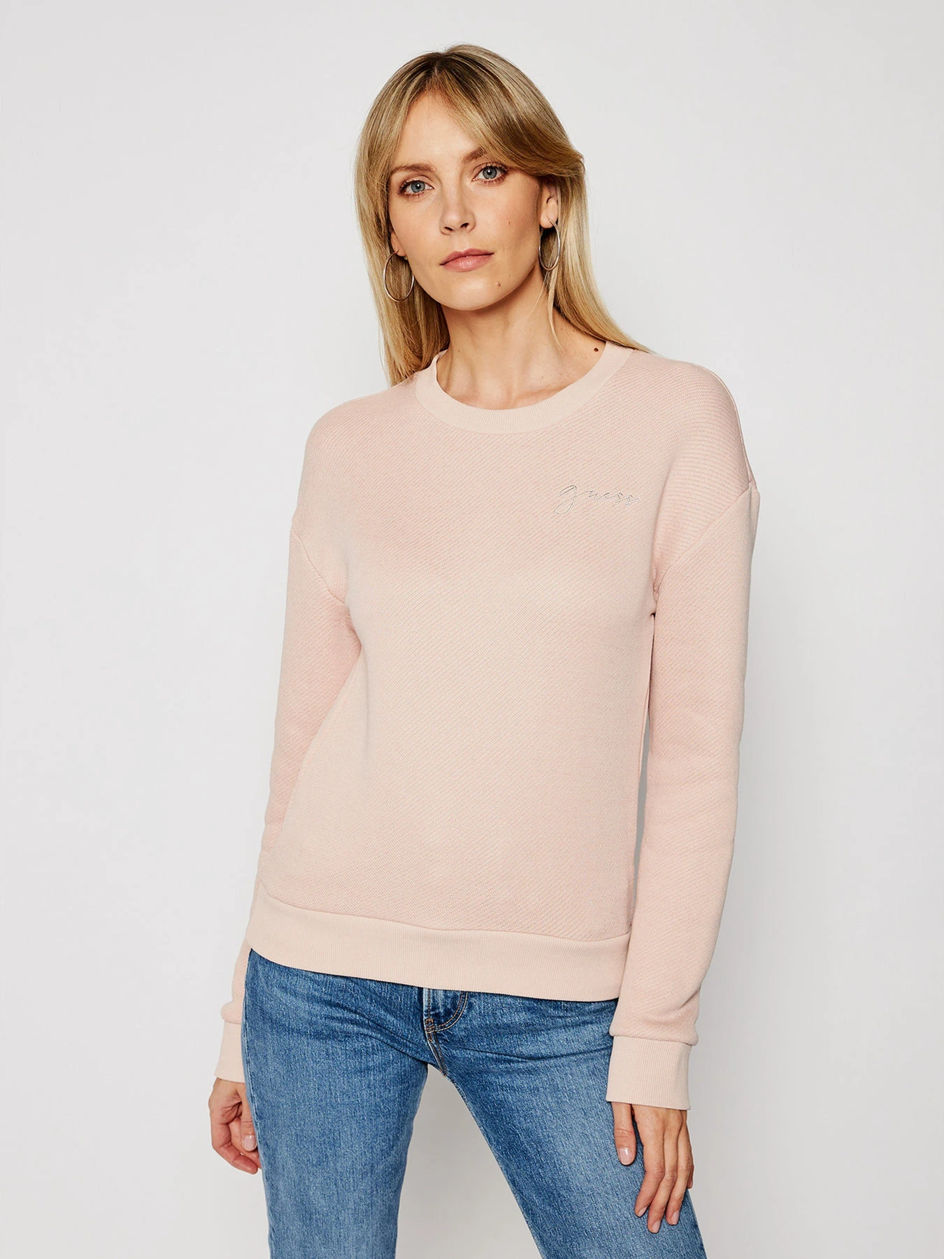 Худи и свитшоты GUESS модель O1GQ00-FL03M-G6J9 Фото