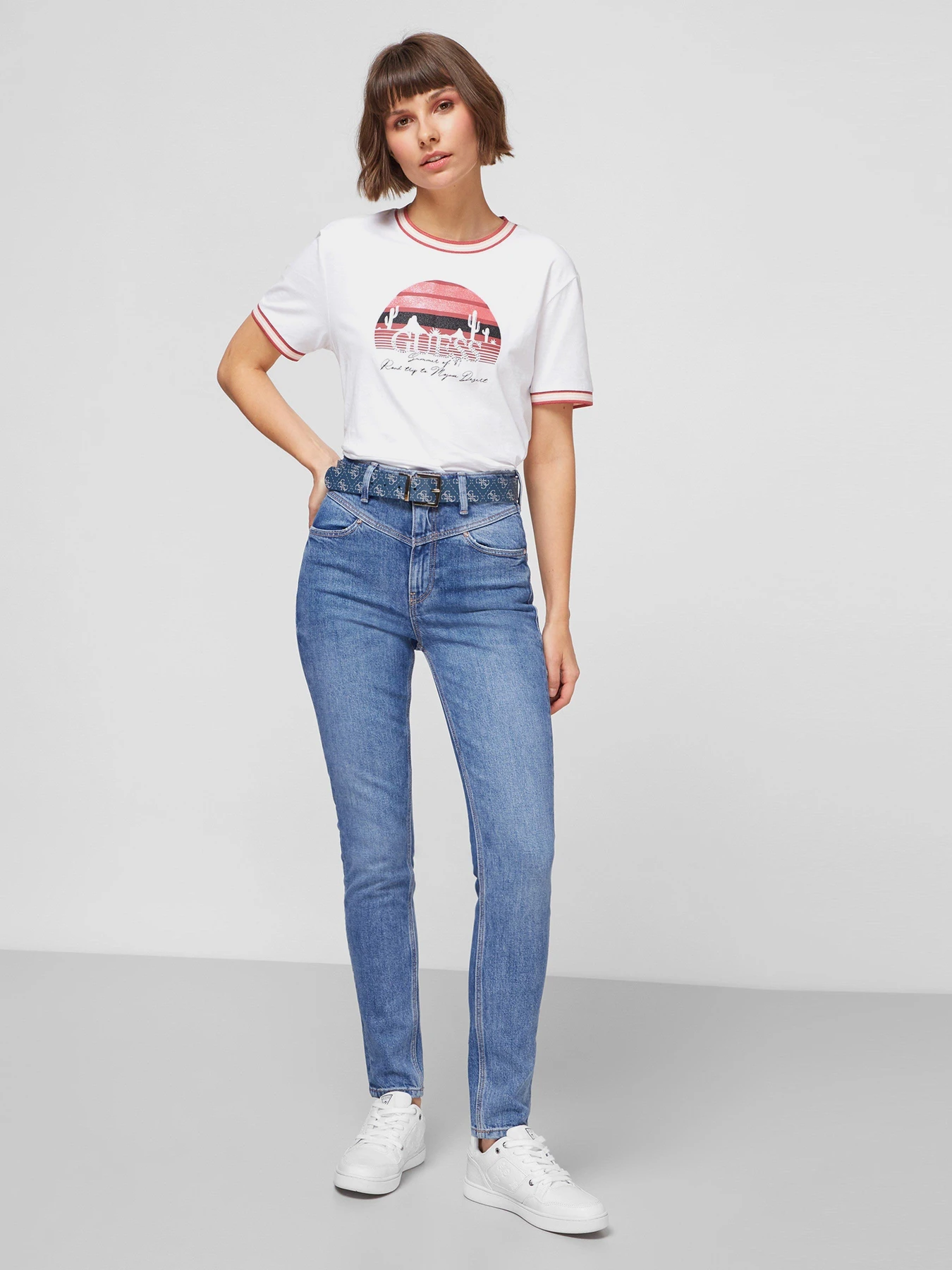 Футболки и поло GUESS модель W1GI0T-JA911-TWHT Фото