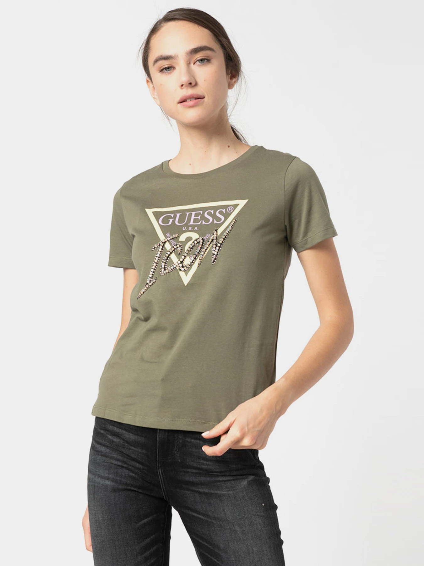 Футболки и поло GUESS модель W1RI25-I3Z00-G8U0 Футболки и поло GUESS модель W1RI25-I3Z00-G8U0 Фото