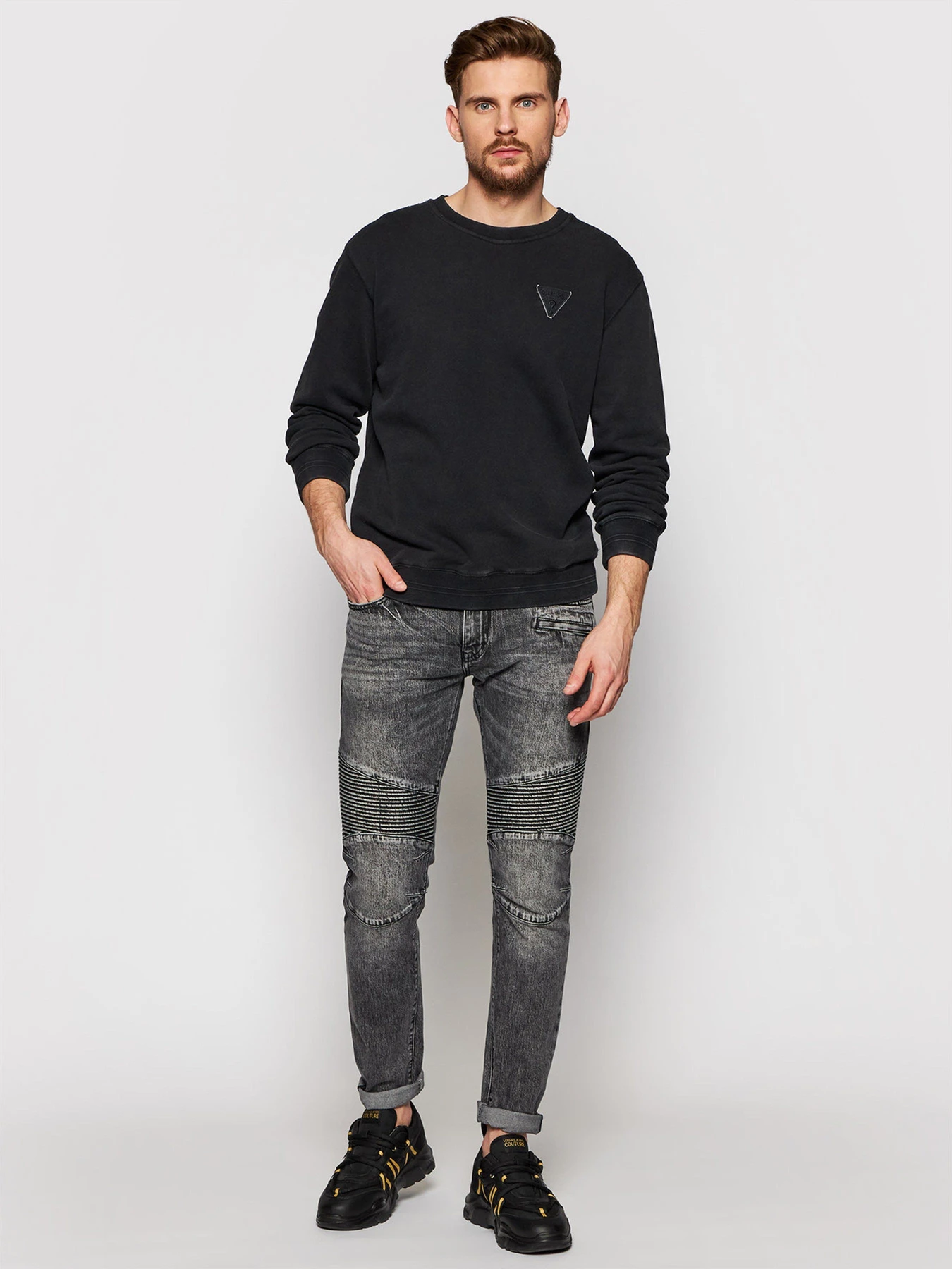 Худи и свитшоты GUESS модель M1GQ51-K68I1-JBLK Худи и свитшоты GUESS модель M1GQ51-K68I1-JBLK Фото