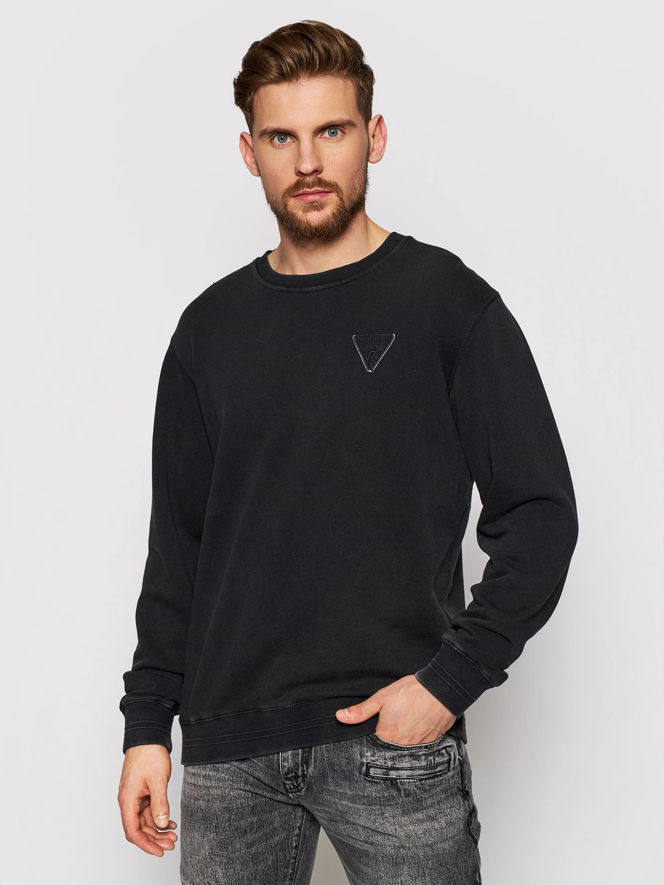 Худи и свитшоты GUESS модель M1GQ51-K68I1-JBLK Худи и свитшоты GUESS модель M1GQ51-K68I1-JBLK Фото