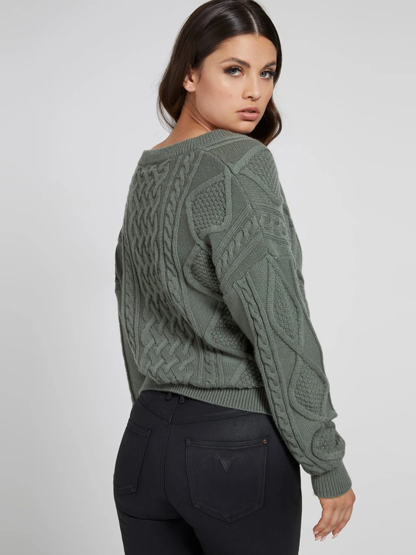 Светри та кардигани GUESS Slouchy Cable Noemi модель W1BR50.Z2QA0;F8BE Светри та кардигани GUESS Slouchy Cable Noemi модель W1BR50.Z2QA0;F8BE Фото