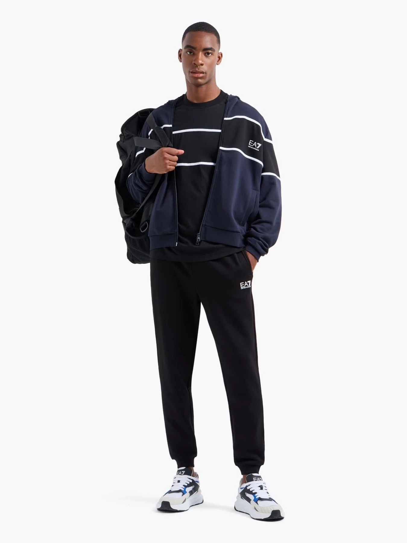 Футболки і поло EA7 Athletic Colour Block модель 6DPT47-PJTJZ-1200 Фото