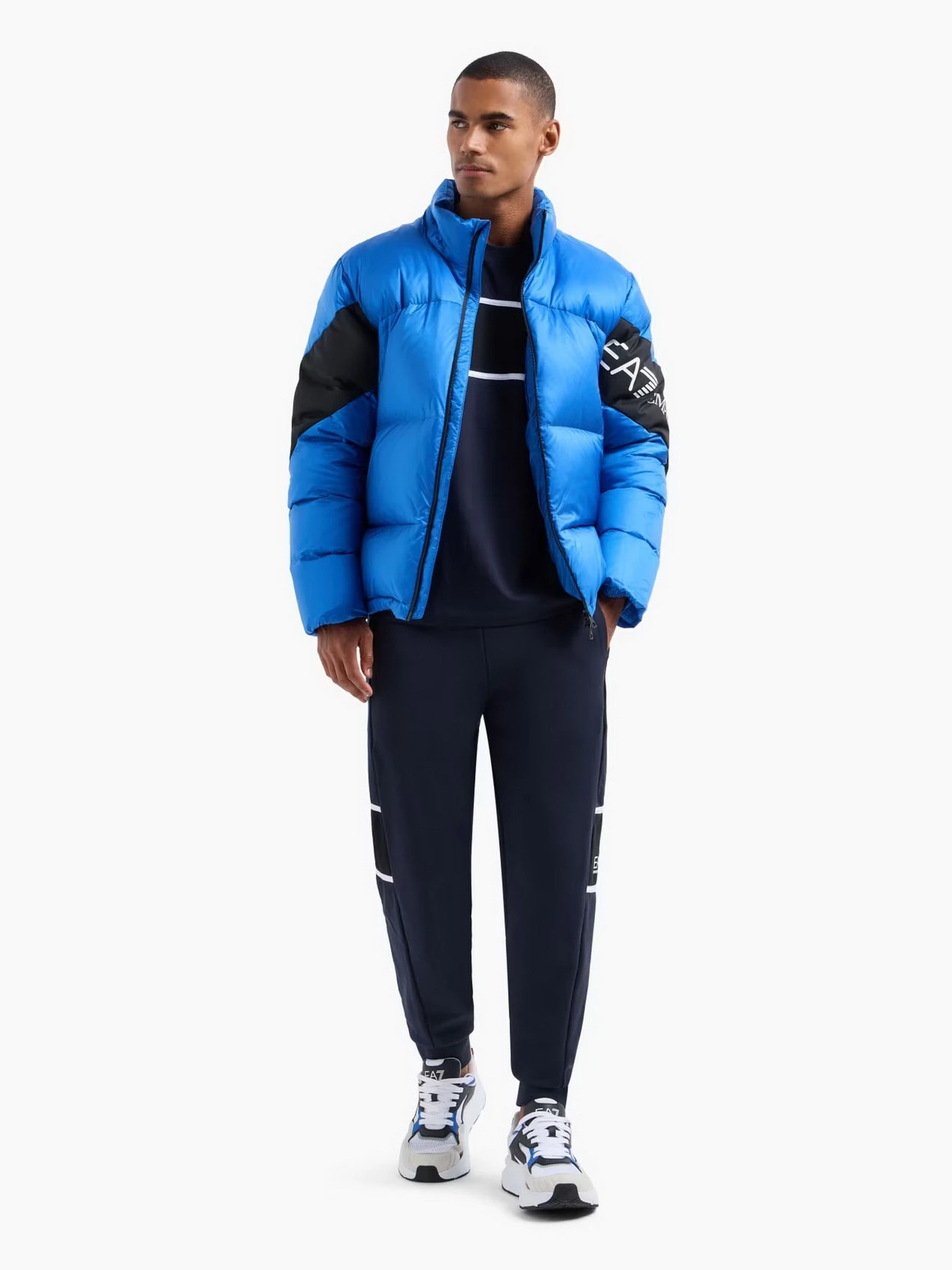 Футболки і поло EA7 Athletic Colour Block модель 6DPT47-PJTJZ-1562 Фото