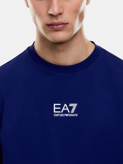 Бавовняна Чоловіча Футболка EA7 фото 3