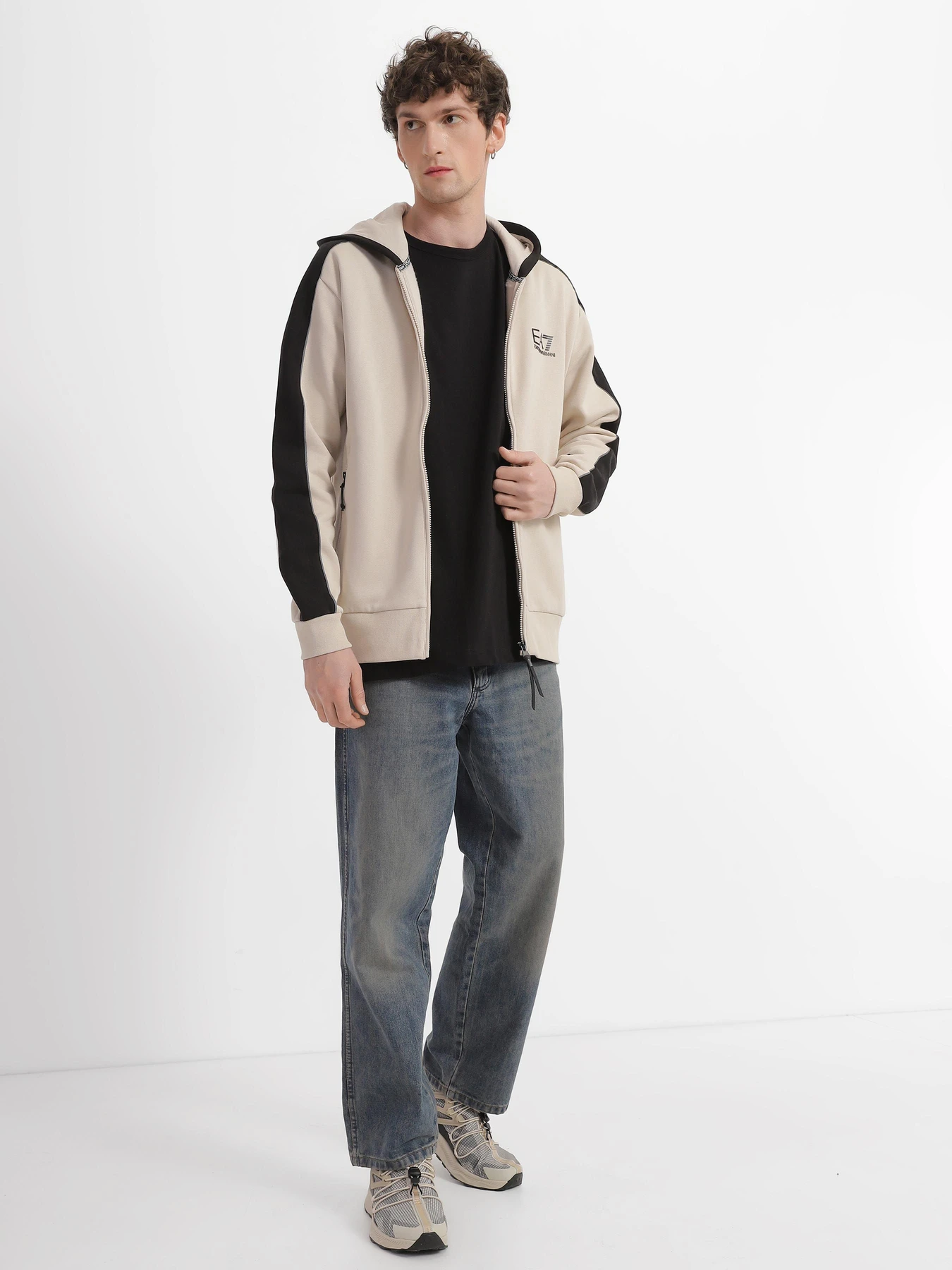 Худи и свитшоты EA7 Athletic Colour Block модель 6LPM16-PJ07Z-1716 Фото