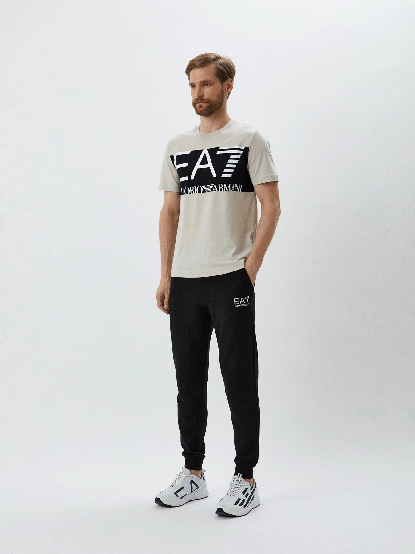 Футболки і поло EA7 Logo Series модель 6LPT24-PJ7CZ-1716 Фото