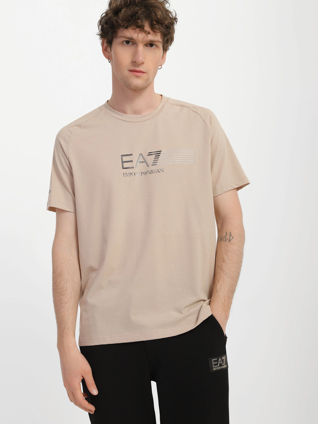 Футболки и поло EA7 Natural Ventus7 модель 3RPT22-PJMAZ-1722 Футболки и поло EA7 Natural Ventus7 модель 3RPT22-PJMAZ-1722 Фото