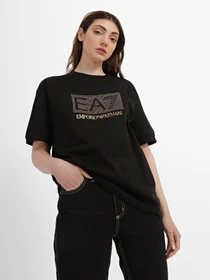 Футболки и поло EA7 Logo Series модель 3RUT05-PJFBZ-1200 Фото