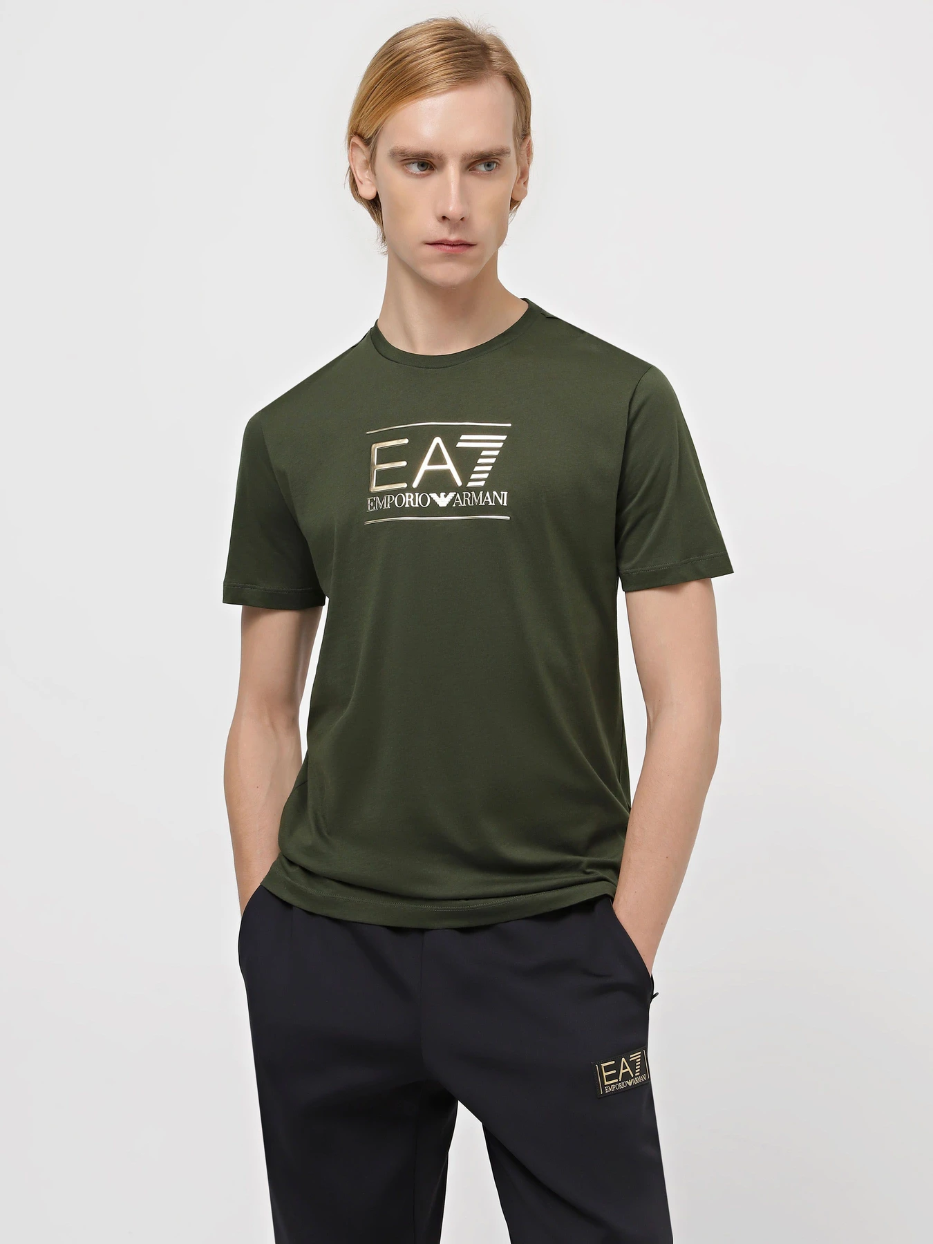 Футболки и поло EA7 Gold Label модель 6RPT19-PJM9Z-1845 Футболки и поло EA7 Gold Label модель 6RPT19-PJM9Z-1845 Фото