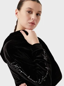 Худи и свитшоты EA7 Athletic Velour модель 6LTM31-TJDWZ-1200 Фото