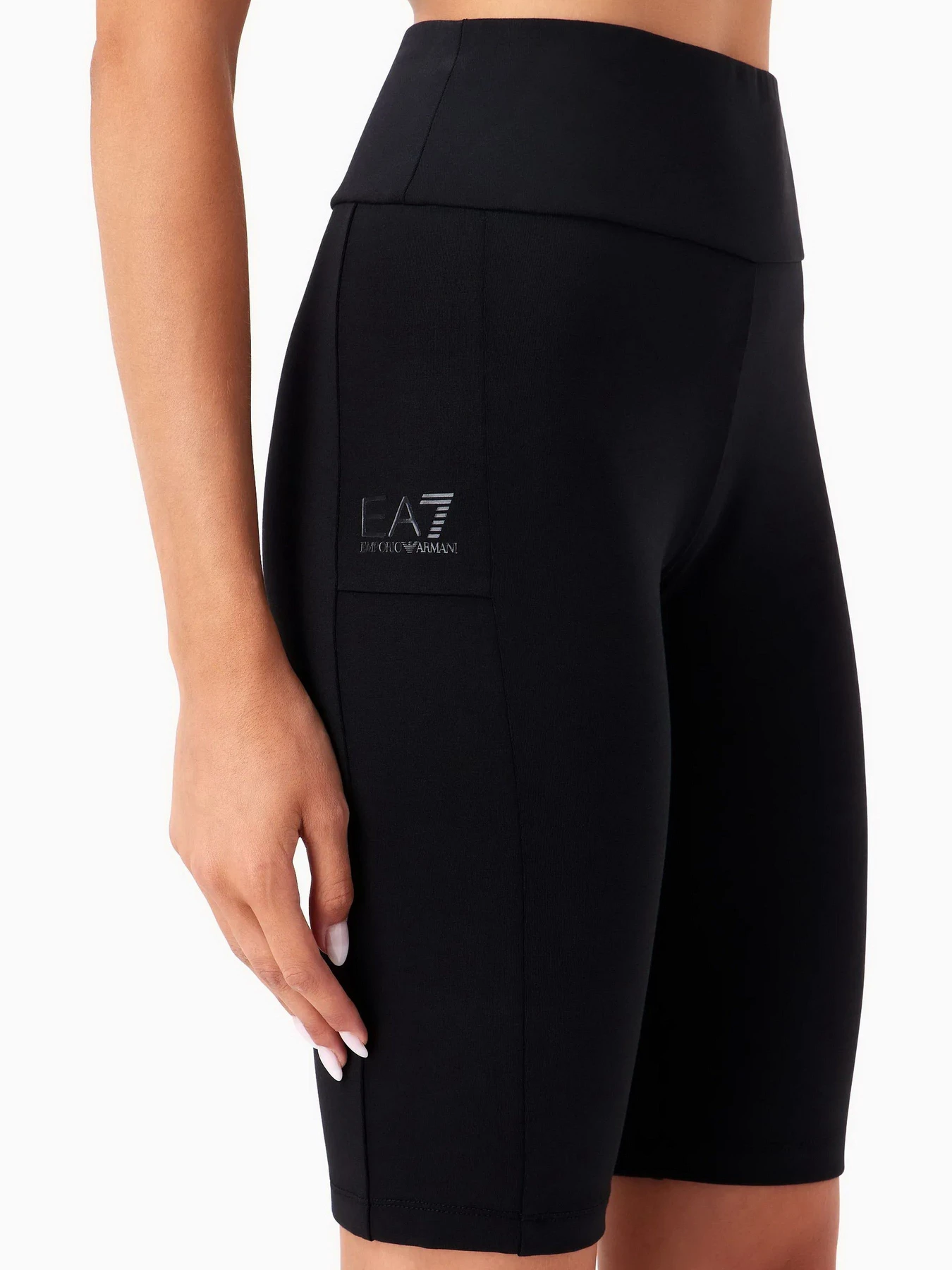 Шорты EA7 Shiny stretch-cotton модель 6RTS51-TJ01Z-0228 Фото