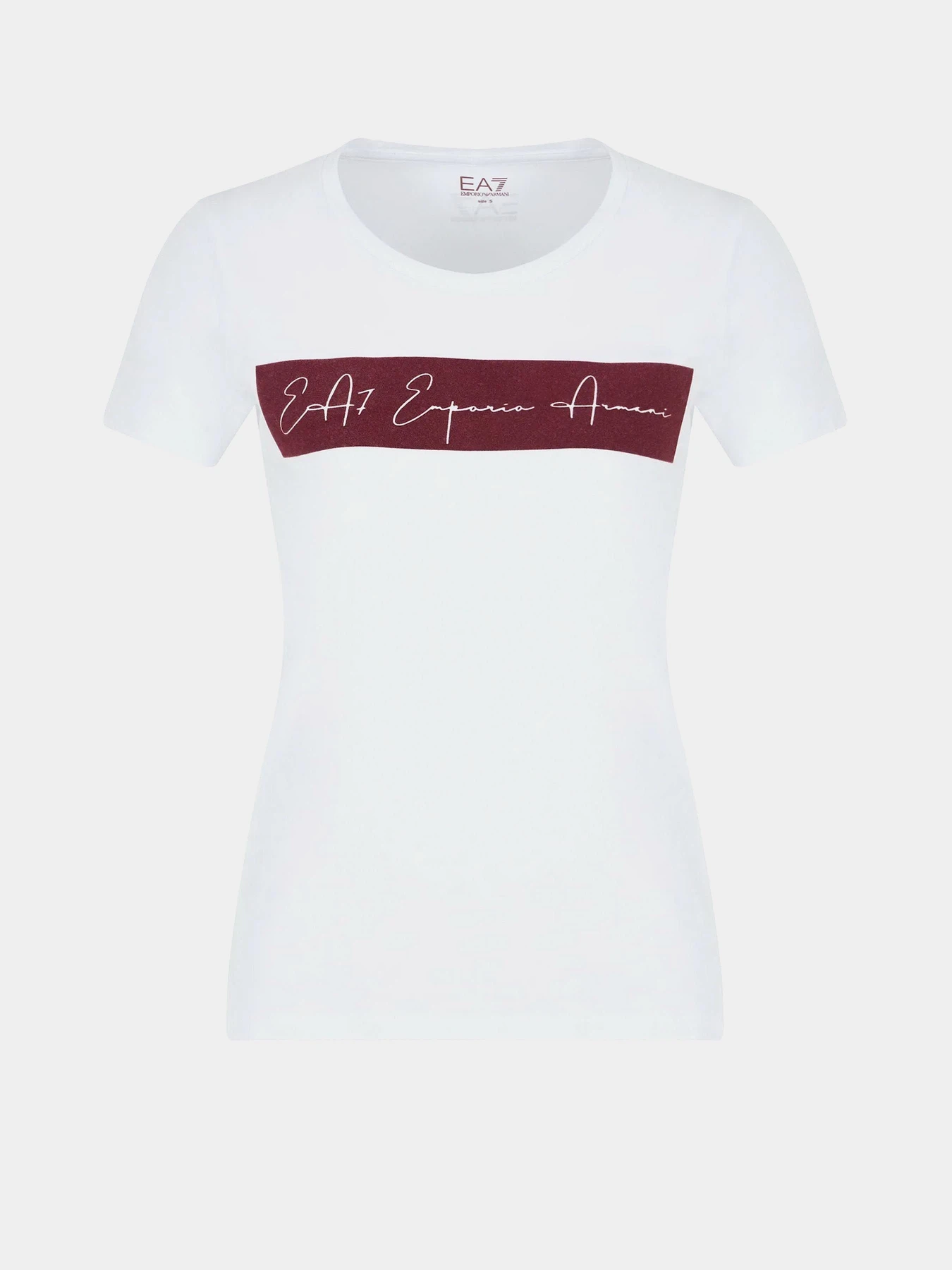 Футболки і поло EA7 Athletic Velour organic cotton-blend модель 6RTT08-TJ6SZ-1100 Фото