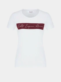 Футболки і поло EA7 Athletic Velour organic cotton-blend модель 6RTT08-TJ6SZ-1100 Фото