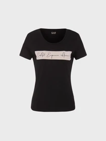Футболки и поло EA7 Athletic Velour organic cotton-blend модель 6RTT08-TJ6SZ-1200 Фото