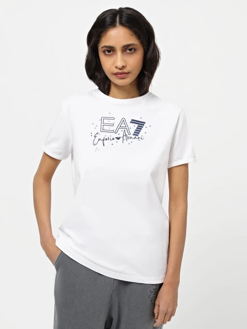 Футболки и поло EA7 Denim Print модель 6RTT76-TJQPZ-1100 Фото