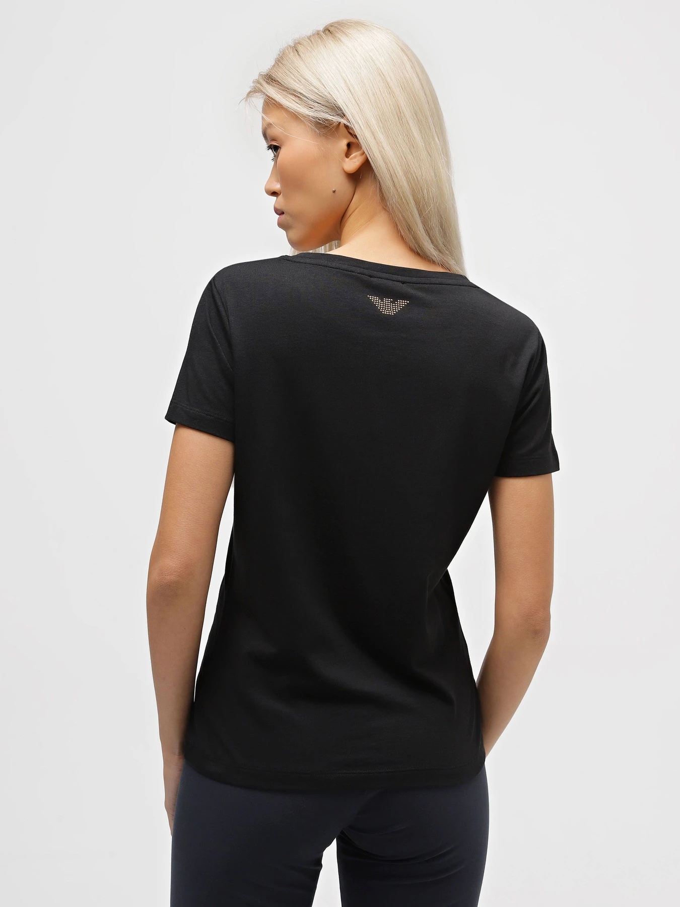Футболки и поло EA7 Logo cotton blend модель 8NTT67-TJDQZ-1200 Фото