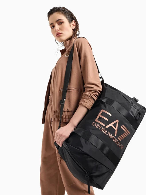 Бавовняна Жіноча Футболка EA7 Logo Series фото 3