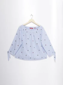 Рубашки S.Oliver модель 04899194759_блакитний комб. Фото