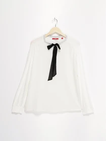 Сорочки S.Oliver модель 14811316471_білий з чорним Фото