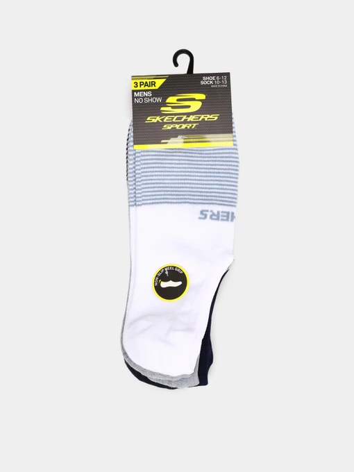 Носки и гольфы Skechers 3 Pair No Show Sport модель S116384-109 Фото