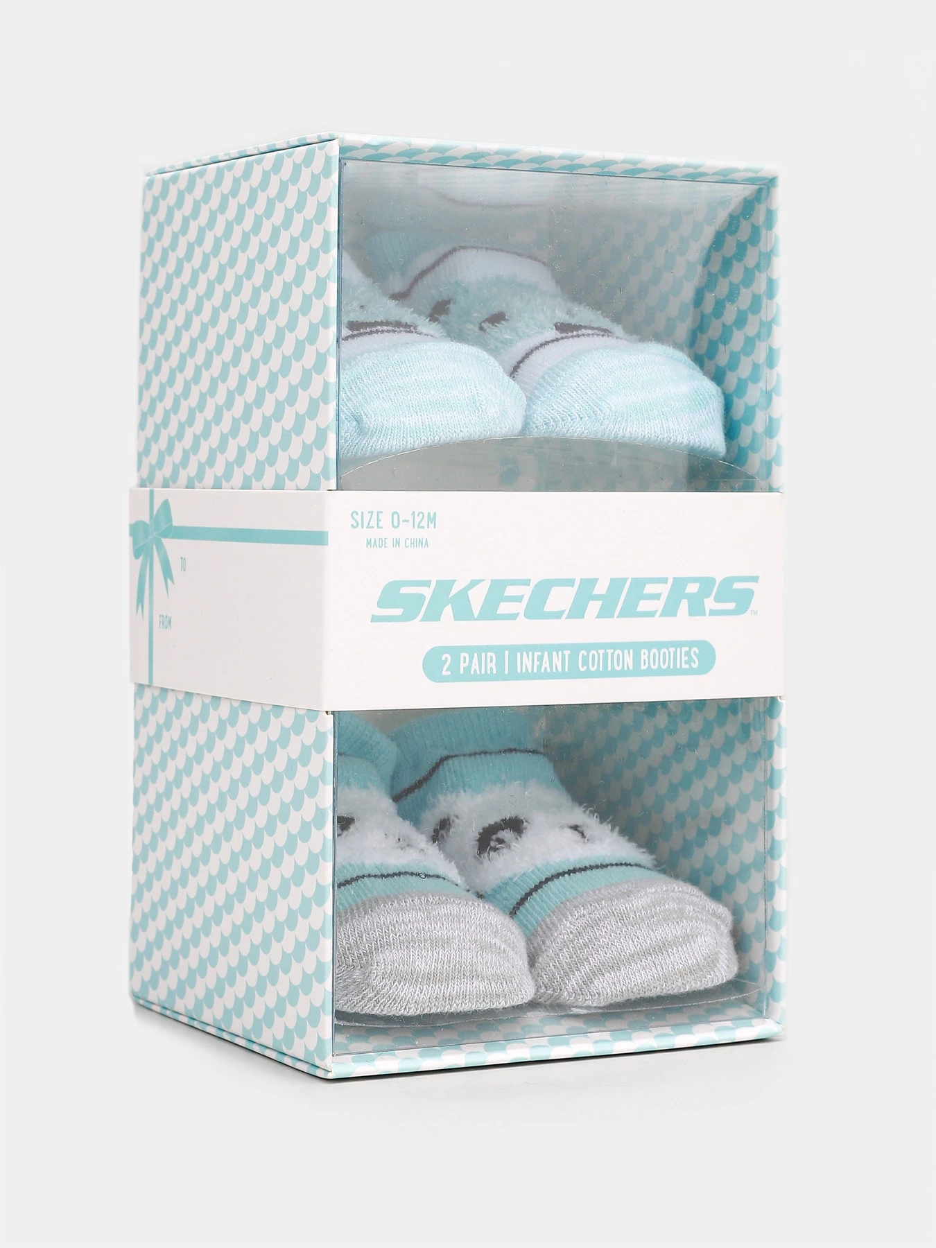 Шкарпетки та гольфи Skechers 2 Pair Cotton Booties 0-12м модель S116518-428 Шкарпетки та гольфи Skechers 2 Pair Cotton Booties 0-12м модель S116518-428 Фото