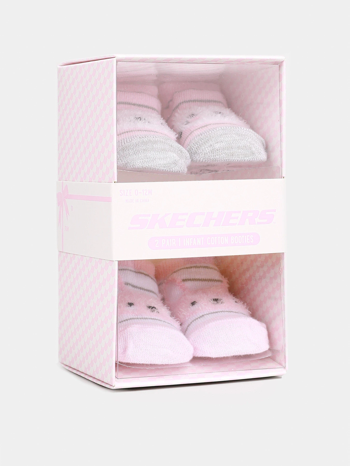 Носки и гольфы Skechers 2 Pair Cotton Booties 0-12м модель S116520-682 Носки и гольфы Skechers 2 Pair Cotton Booties 0-12м модель S116520-682 Фото
