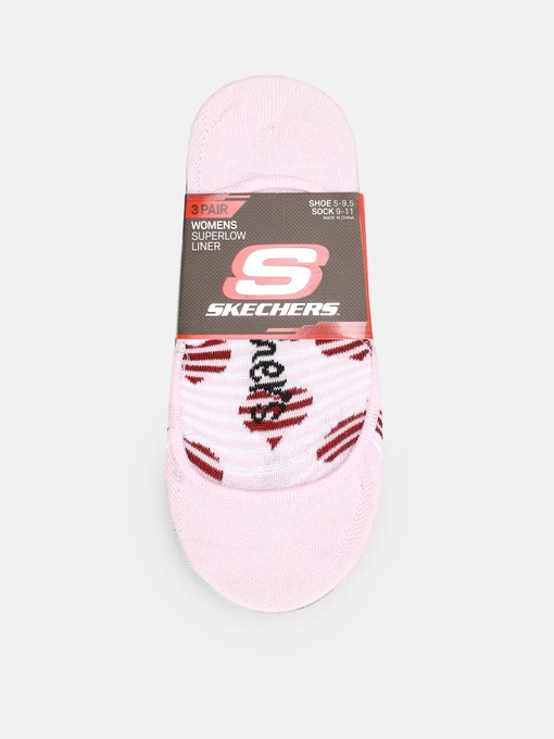 Шкарпетки та гольфи Skechers 3 Pair Superlow Liner 35 - 39,5 модель S115408-680 Фото