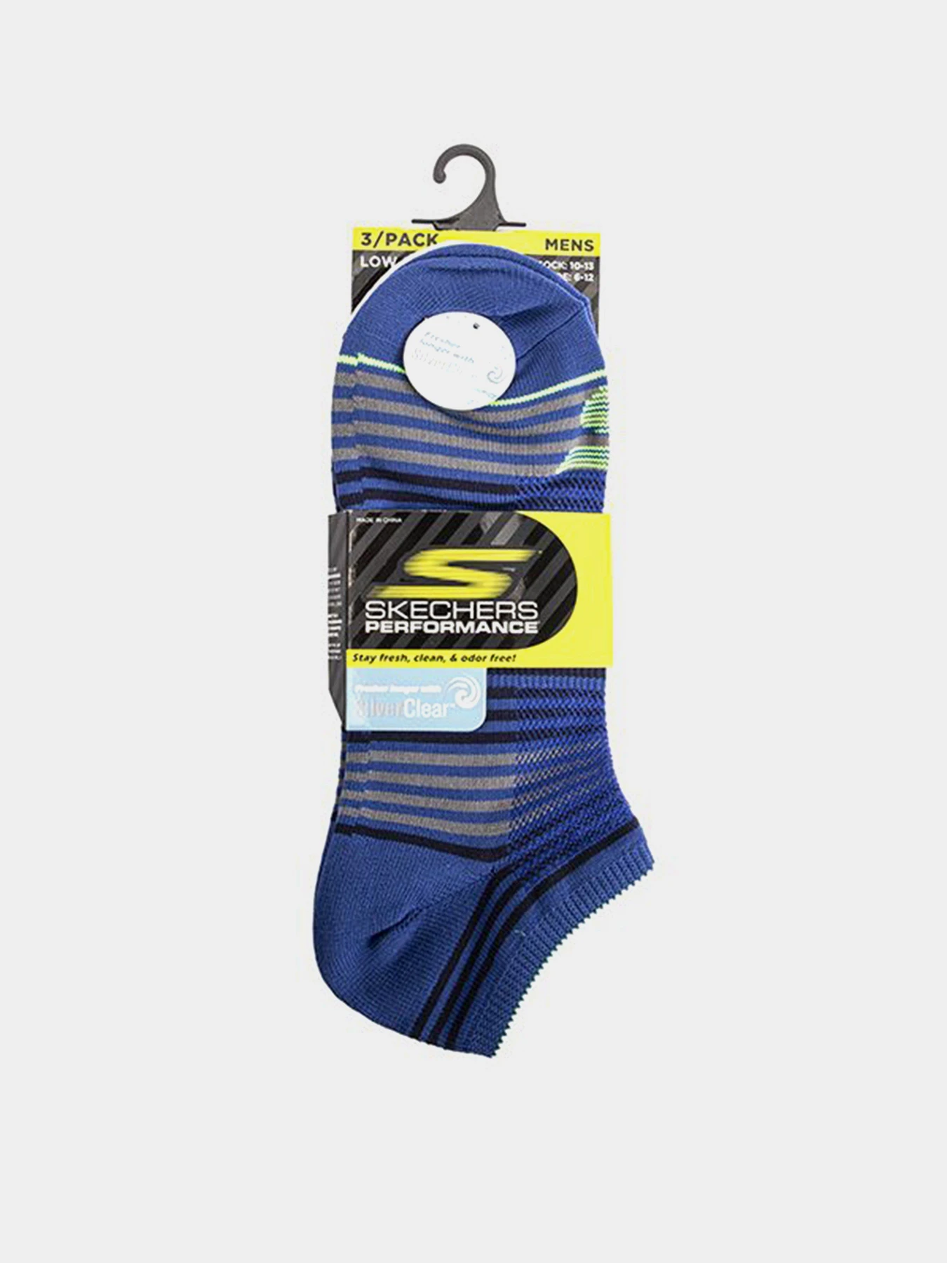 Шкарпетки та гольфи Skechers 3 Pack Low Cut Performance 43-46 модель S115419-422 Фото