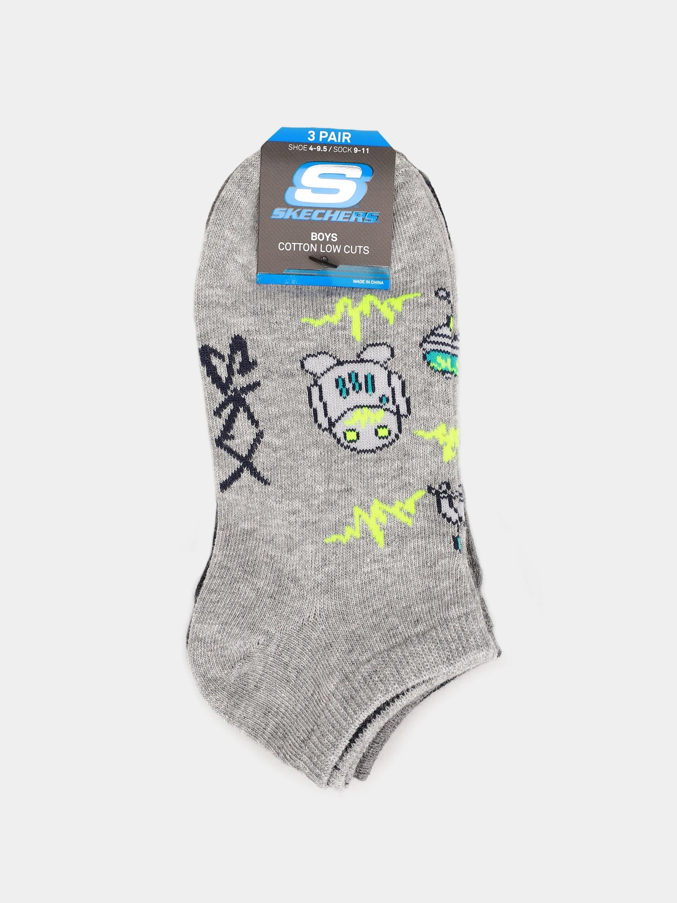 Носки и гольфы Skechers 3 Pair Cotton Low Cuts 25,5 - 27,5 модель S113335-031-9 Носки и гольфы Skechers 3 Pair Cotton Low Cuts 25,5 - 27,5 модель S113335-031-9 Фото