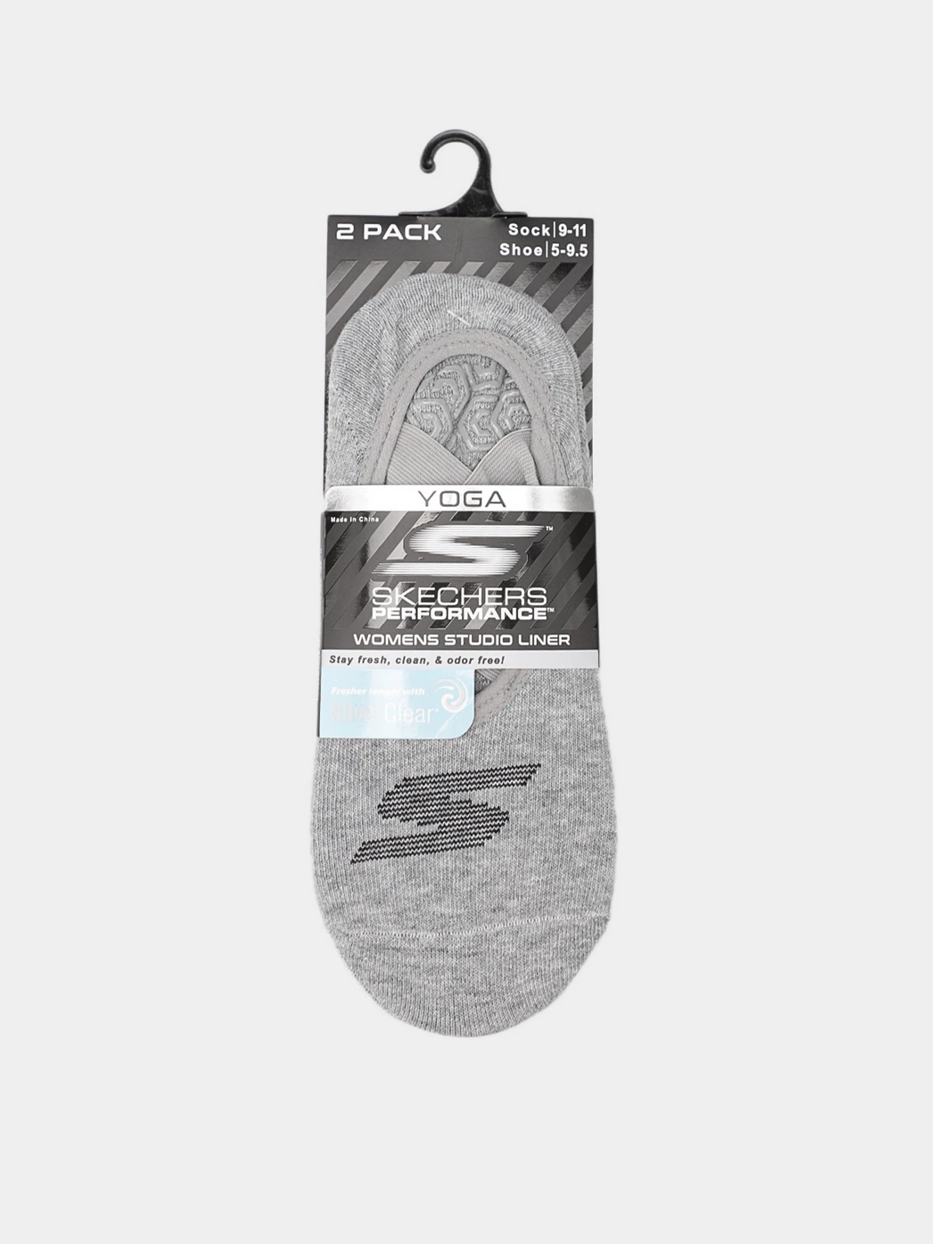 Шкарпетки та гольфи Skechers Low Cut Heel Tab Socks модель S117018-030 Фото