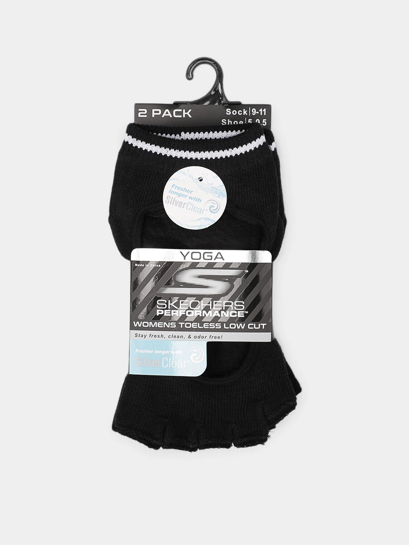 Носки и гольфы Skechers Toeless Yoga 35 - 39,5 модель S117019-002 Носки и гольфы Skechers Toeless Yoga 35 - 39,5 модель S117019-002 Фото
