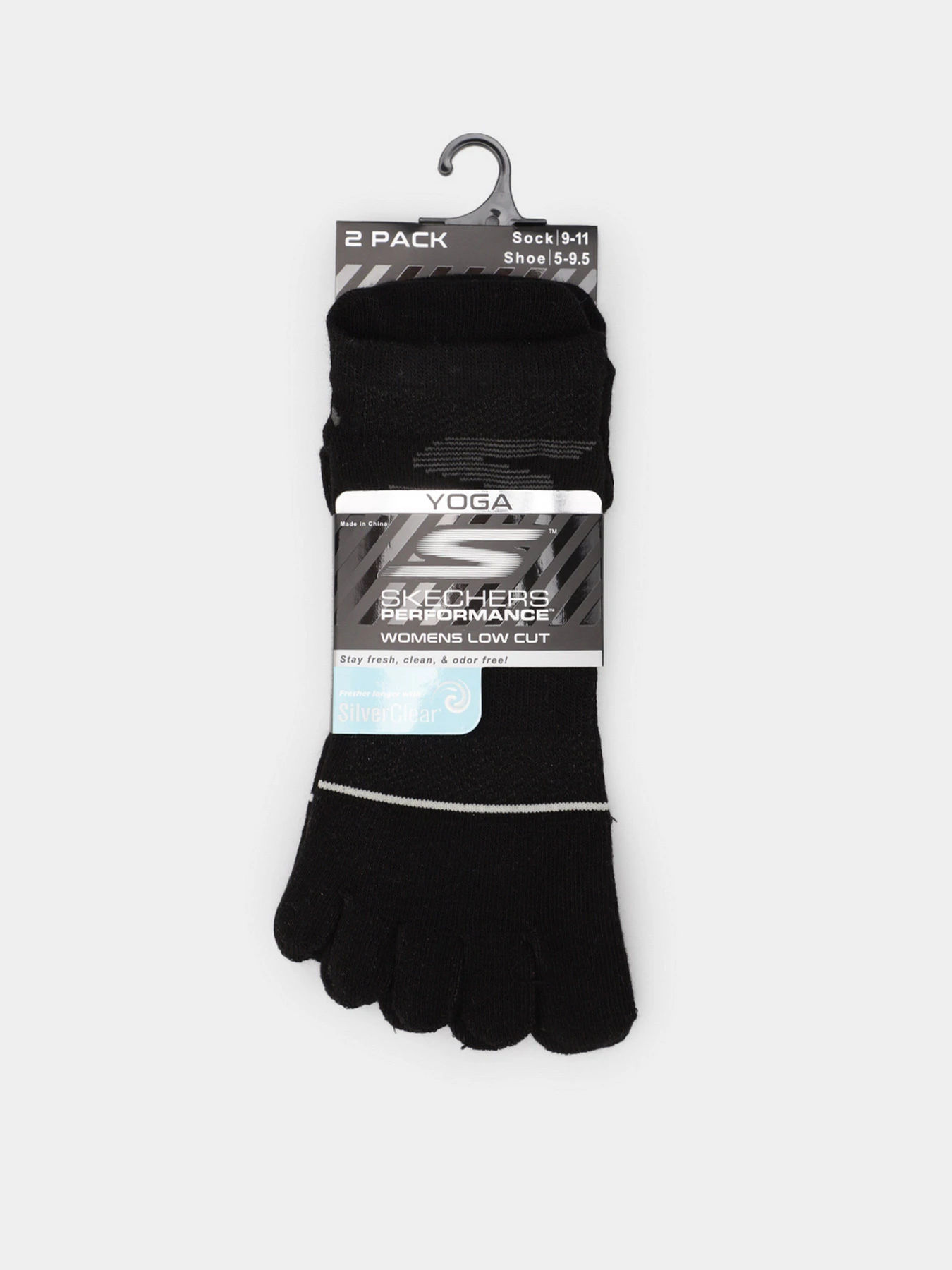 Шкарпетки та гольфи Skechers Low Cut Toe Socks модель S117021-007 Фото