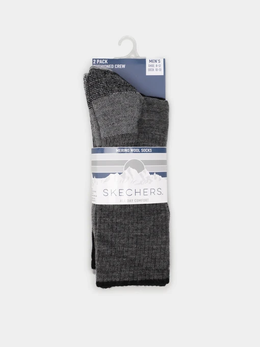 Носки и гольфы Skechers Merino Wool Crew Socks модель S117424-041 Фото