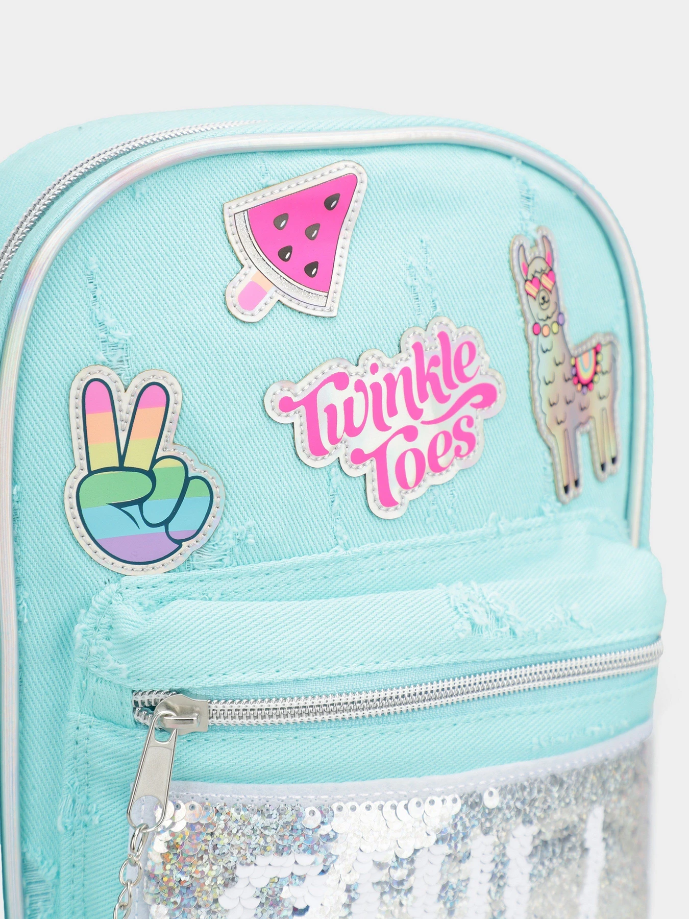 Рюкзаки Skechers MINI REVERSE SEQUENCE TWINKLE TOES BACKPACK модель SKTT6883 AQUA Рюкзаки Skechers MINI REVERSE SEQUENCE TWINKLE TOES BACKPACK модель SKTT6883 AQUA Фото