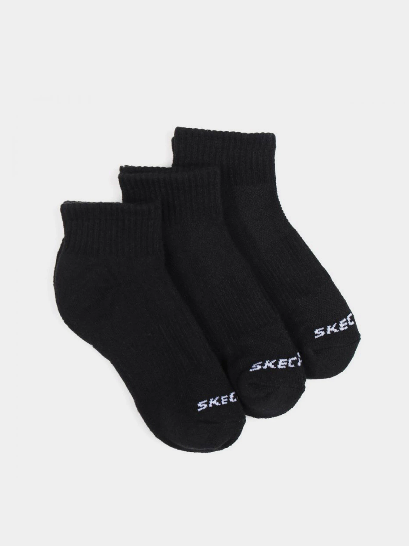 Шкарпетки та гольфи Skechers 3PK 1/2 TERRY QTR CREW модель S111035-001 Фото