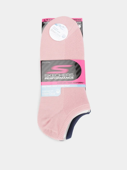 Шкарпетки та гольфи Skechers 3PK MICROFIBER NON TERRY NO SH модель S101720-686 Фото